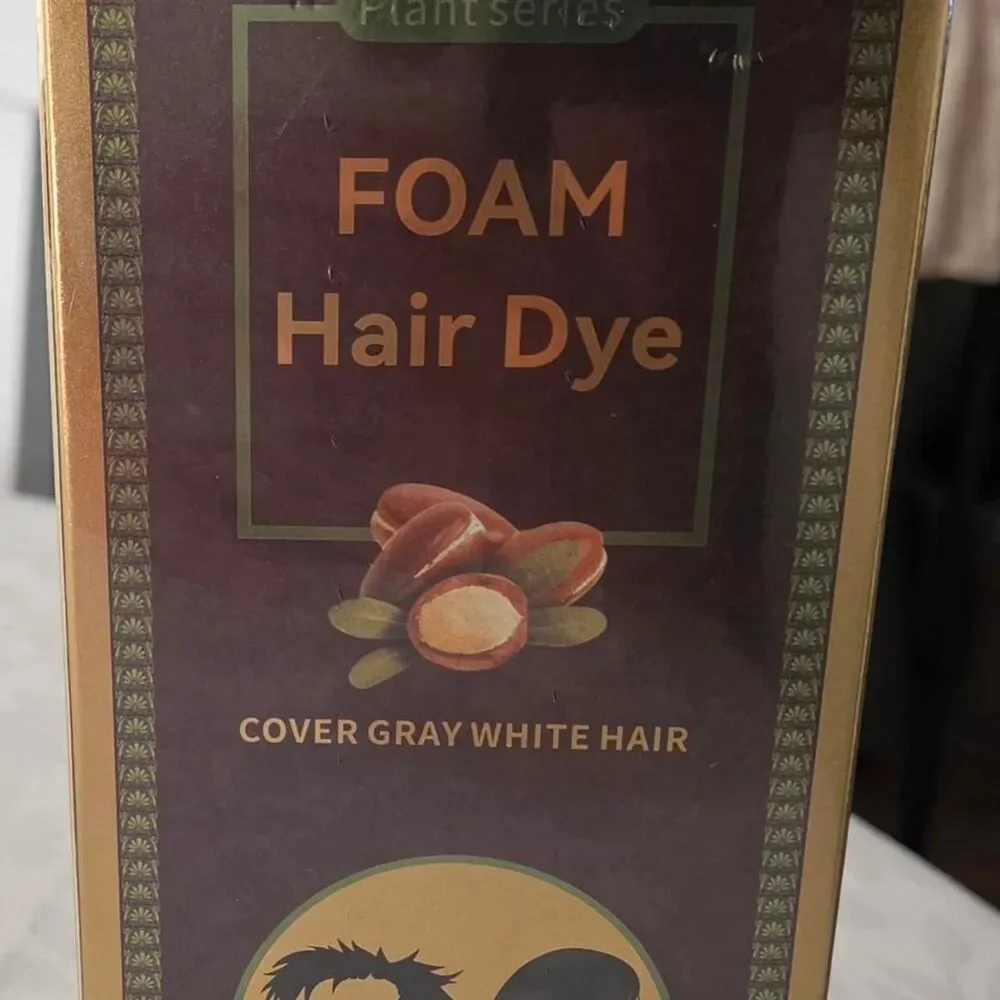 NWT Brown Hair color foam Plant series